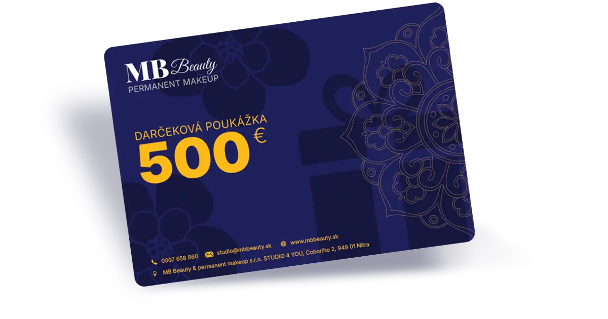 darčekový poukaz v hodnote 500€